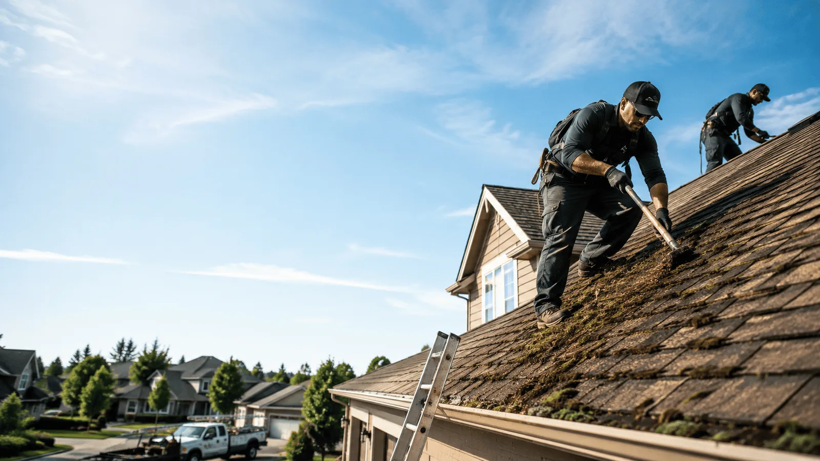 Roof Moss Removal in Boomer, WV near me